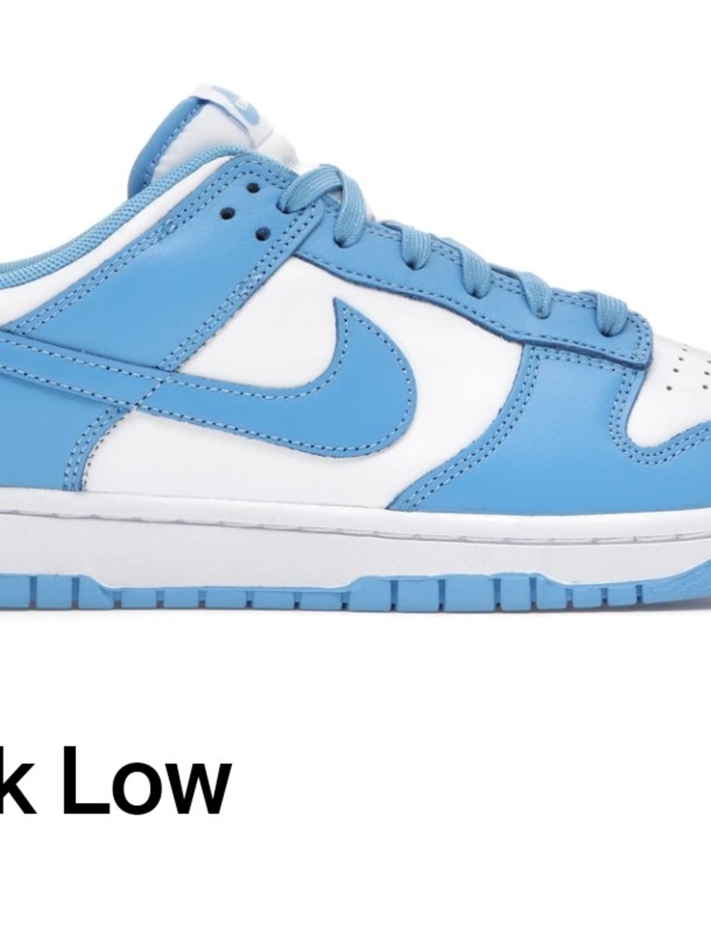 Nike Low-Top Sneakers in White and Light Blue